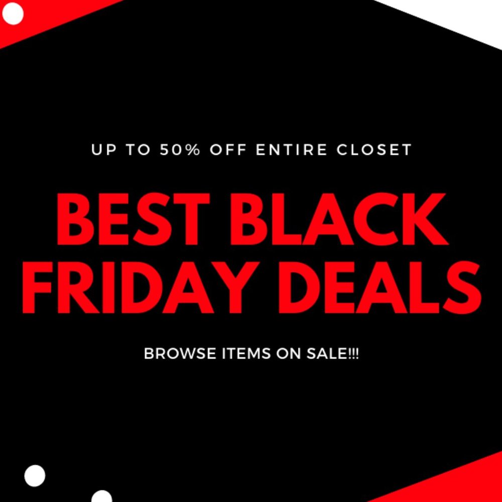 UP TO 50% OFF- Black Friday Sale